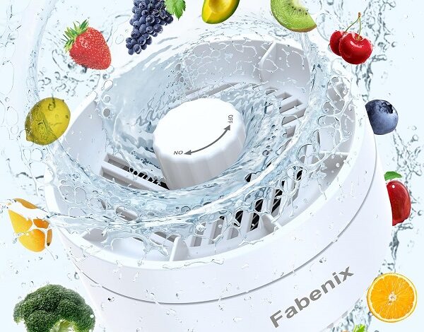 Fruit and Vegetable Washing Machine with OH-ion purification and automatic operation.